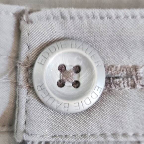 Eddie Bauer Rainer Capris outdoor activity pants grey women's size 10 - Picture 9 of 14